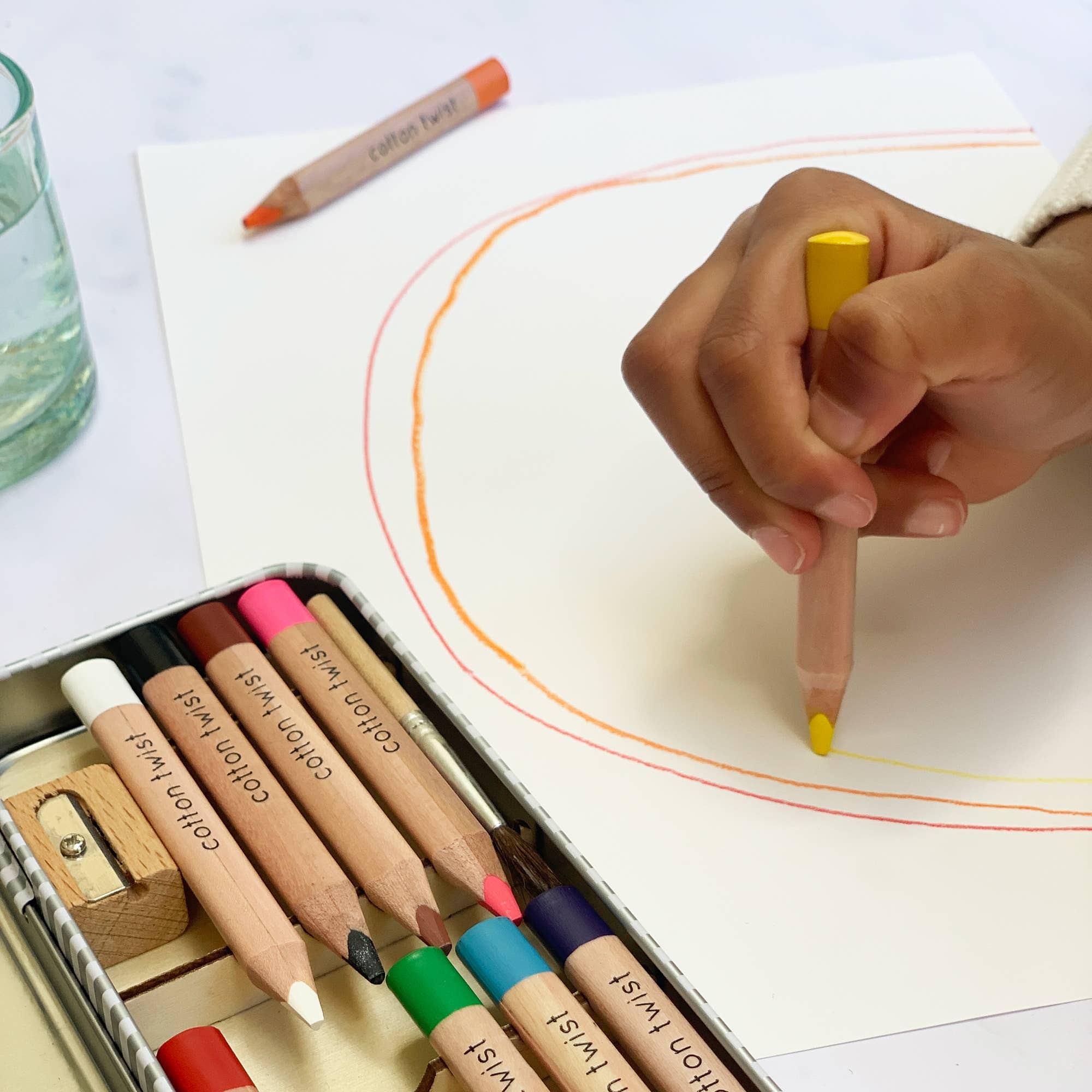 Bright Mix Watercolor Pencils Set