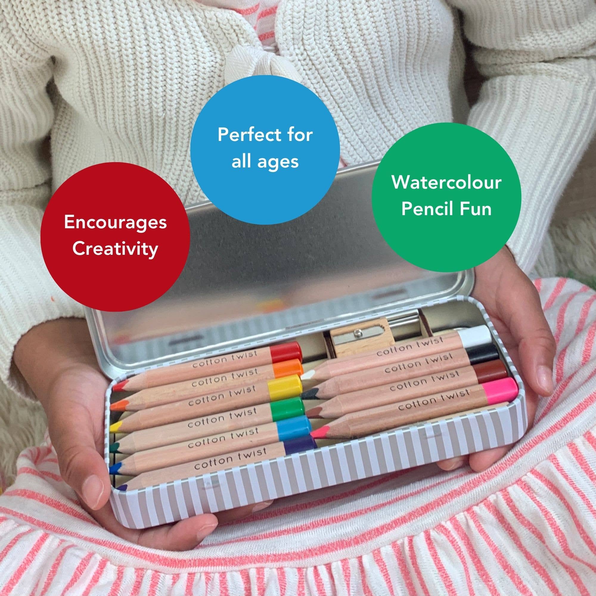 Bright Mix Watercolor Pencils Set