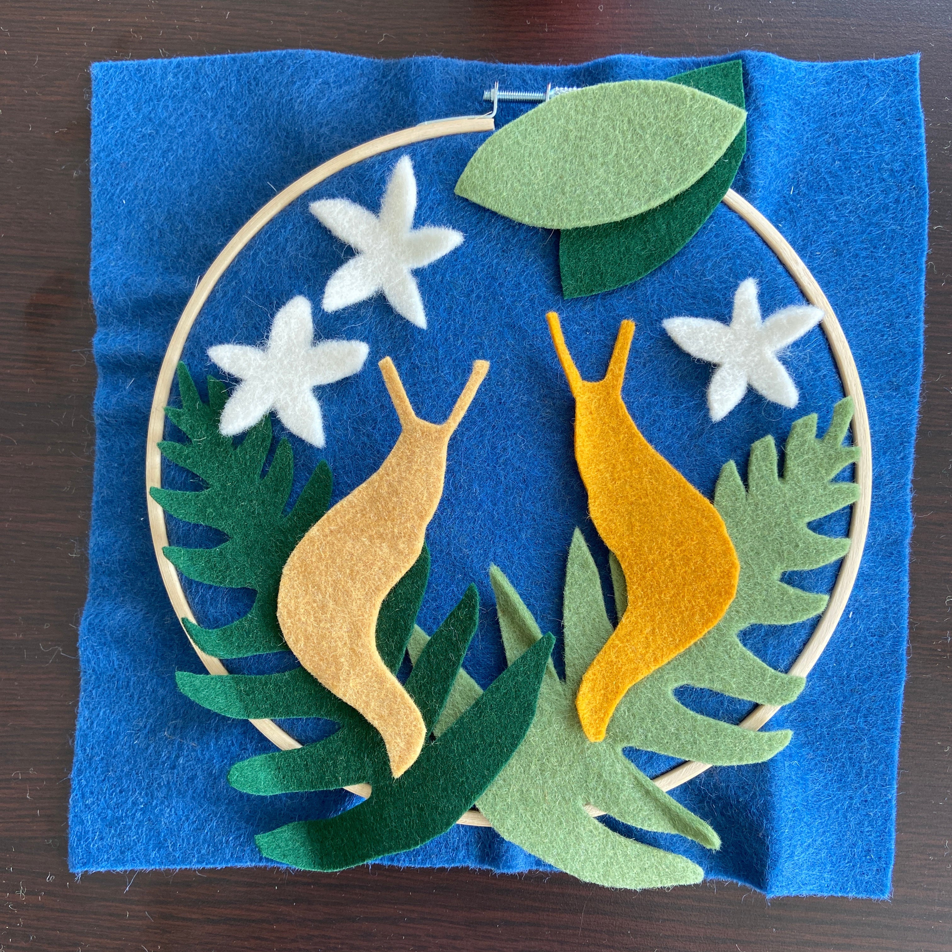 Appliqué Slugs! April 18th 4-6pm