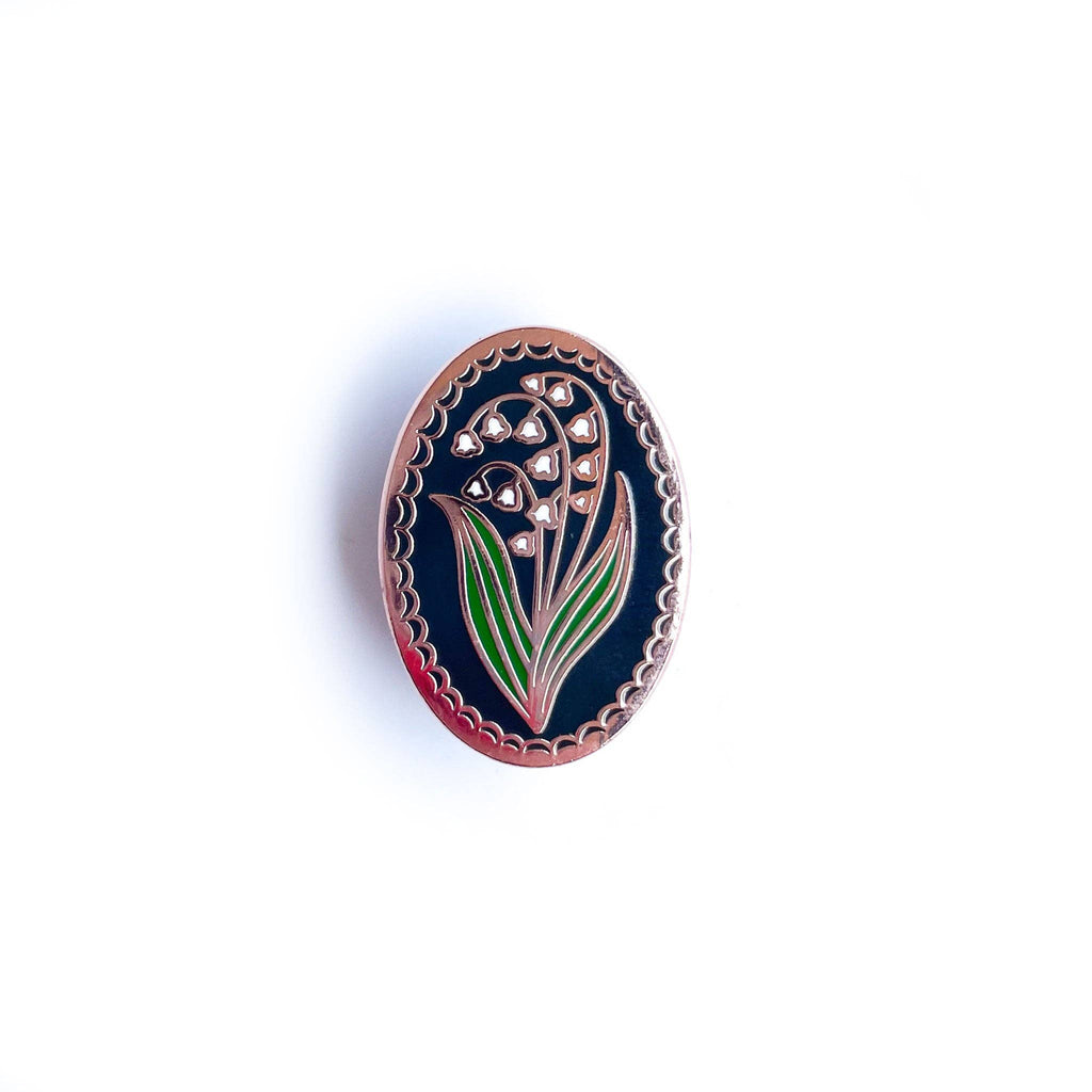 Lily of the Valley Enamel Pin