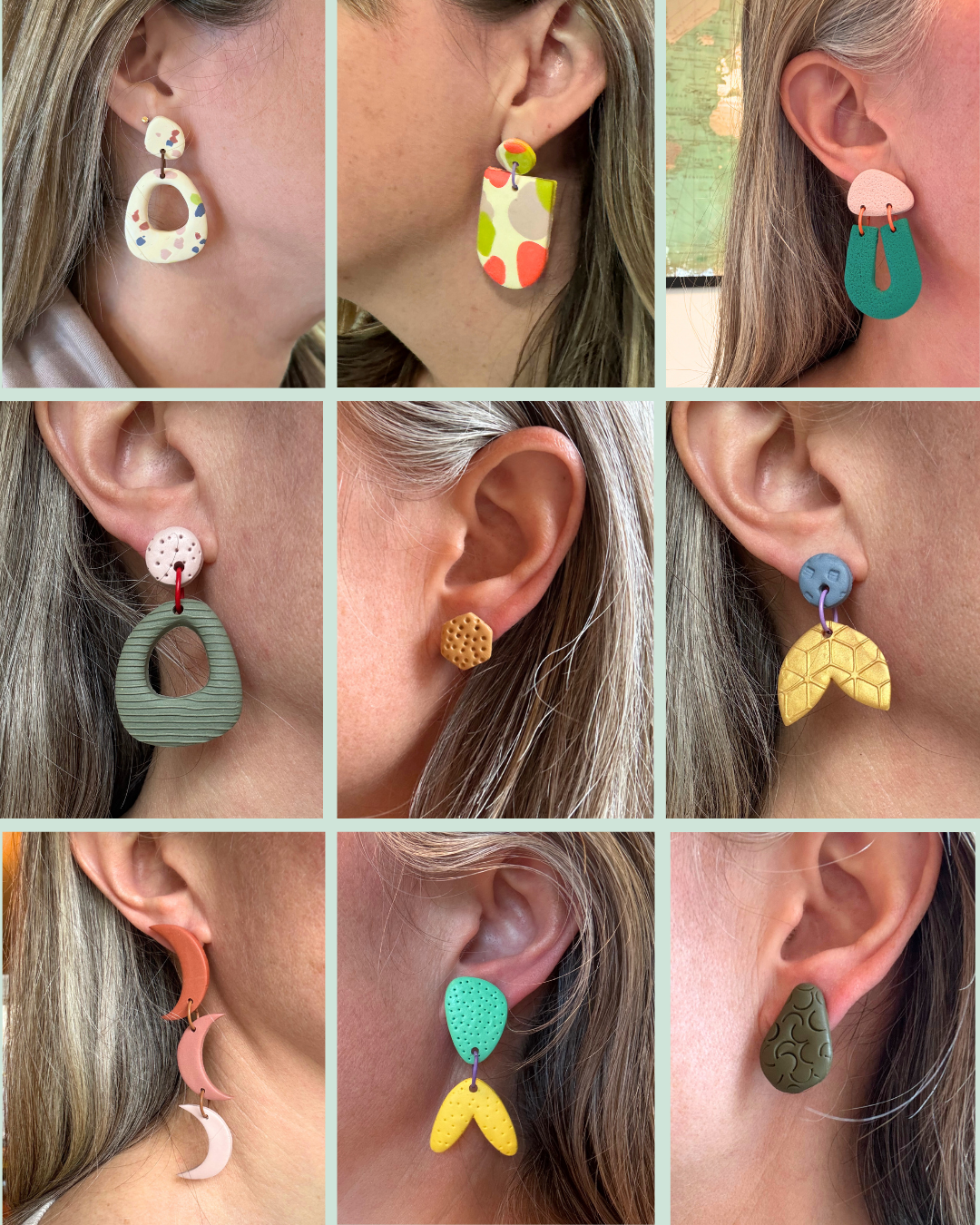 Polymer Clay Earrings Nov 7th 5-8pm