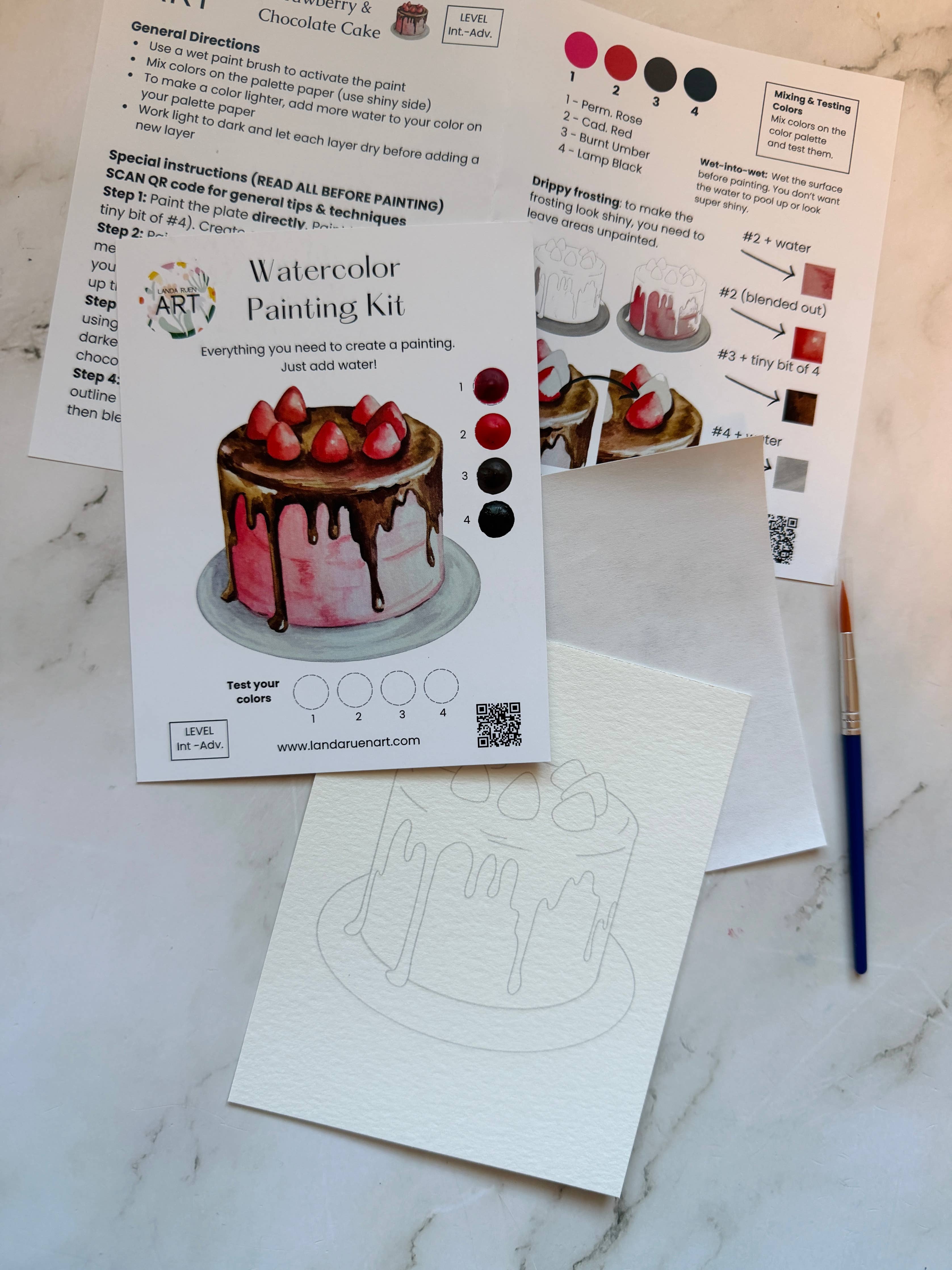 Cake Watercolor Kit
