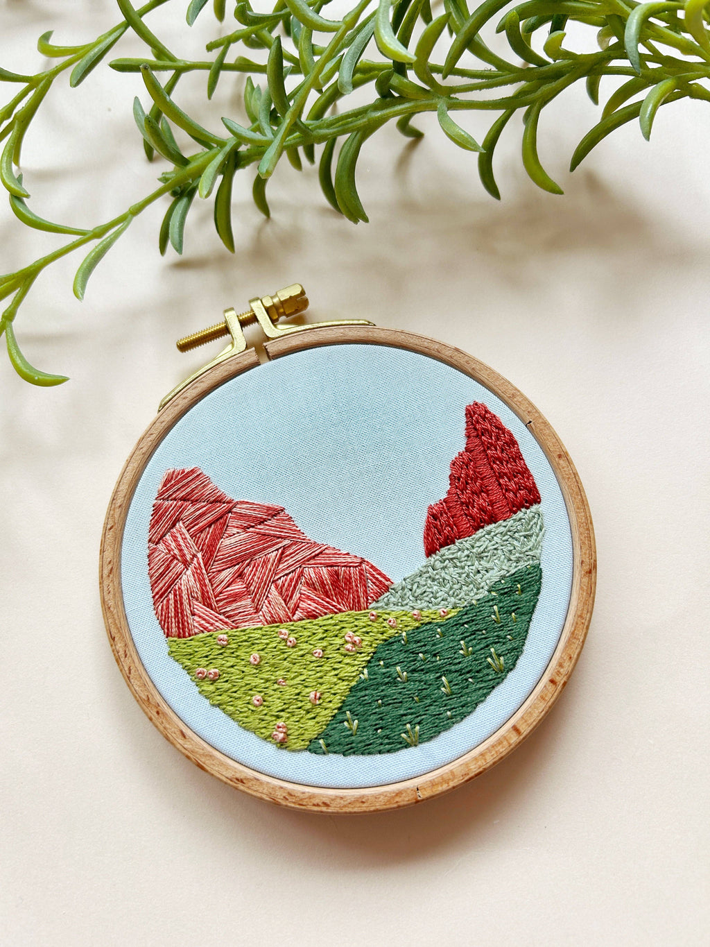 Canyon Park - Desert Landscape Embroidery Kit for Intermediate Stitchers