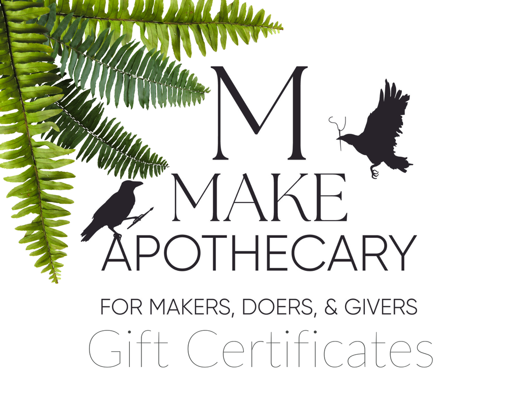 Make Apothecary Gift Cards
