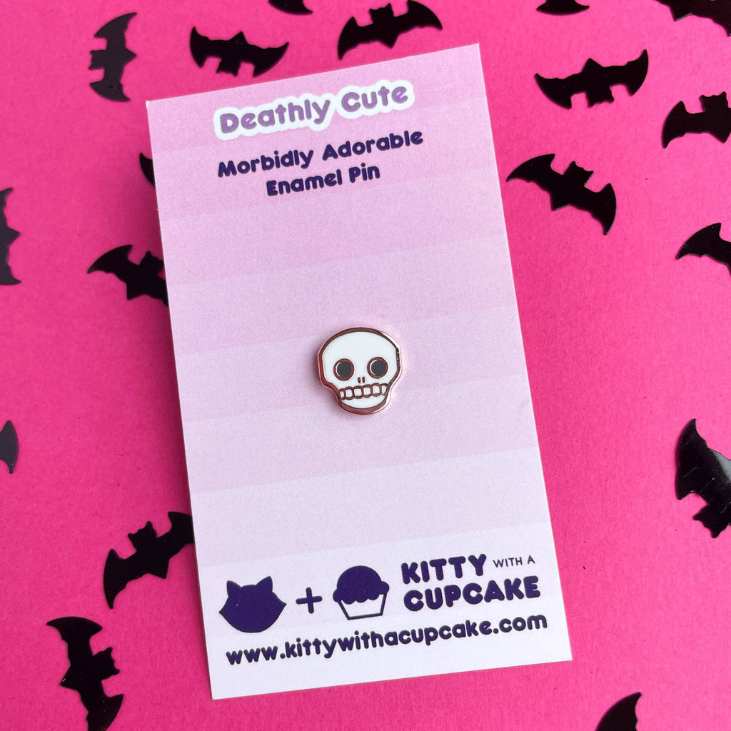Skull Mini Enamel Pin
