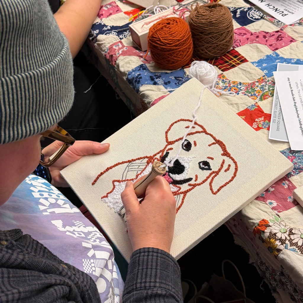 Punch Needle Pet Portraits May 2nd 2:00-5:00pm