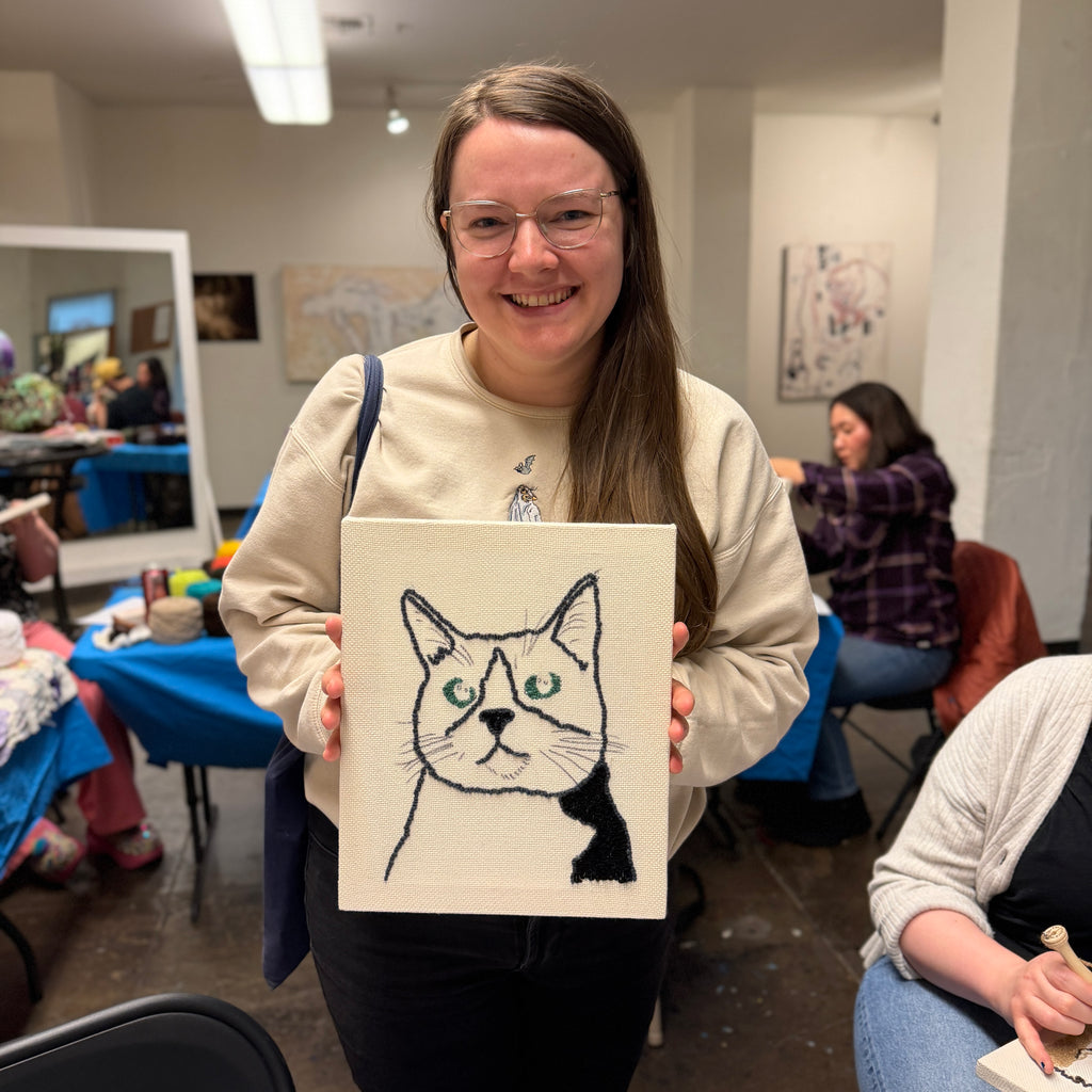 Punch Needle Pet Portraits May 2nd 2:00-5:00pm