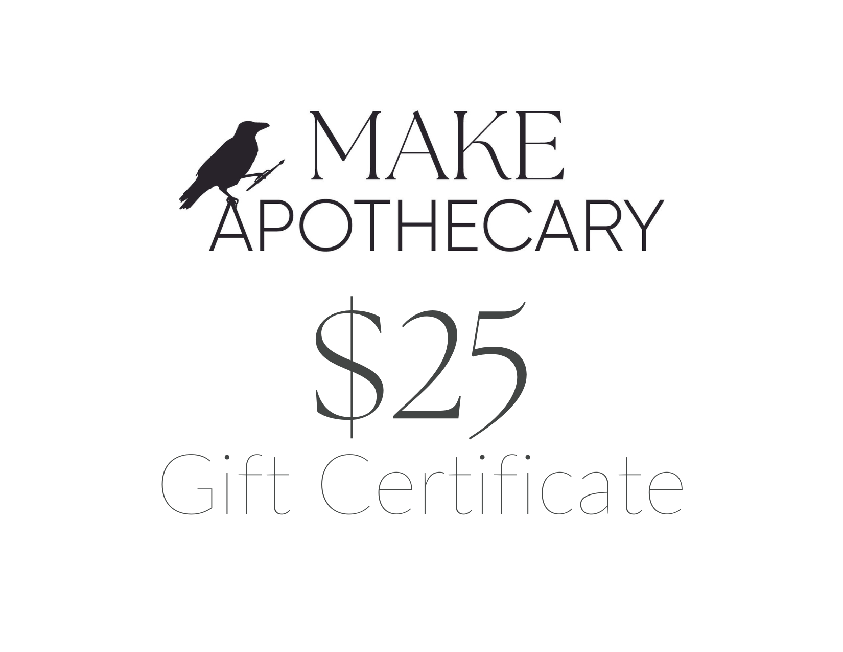 Make Apothecary Gift Cards