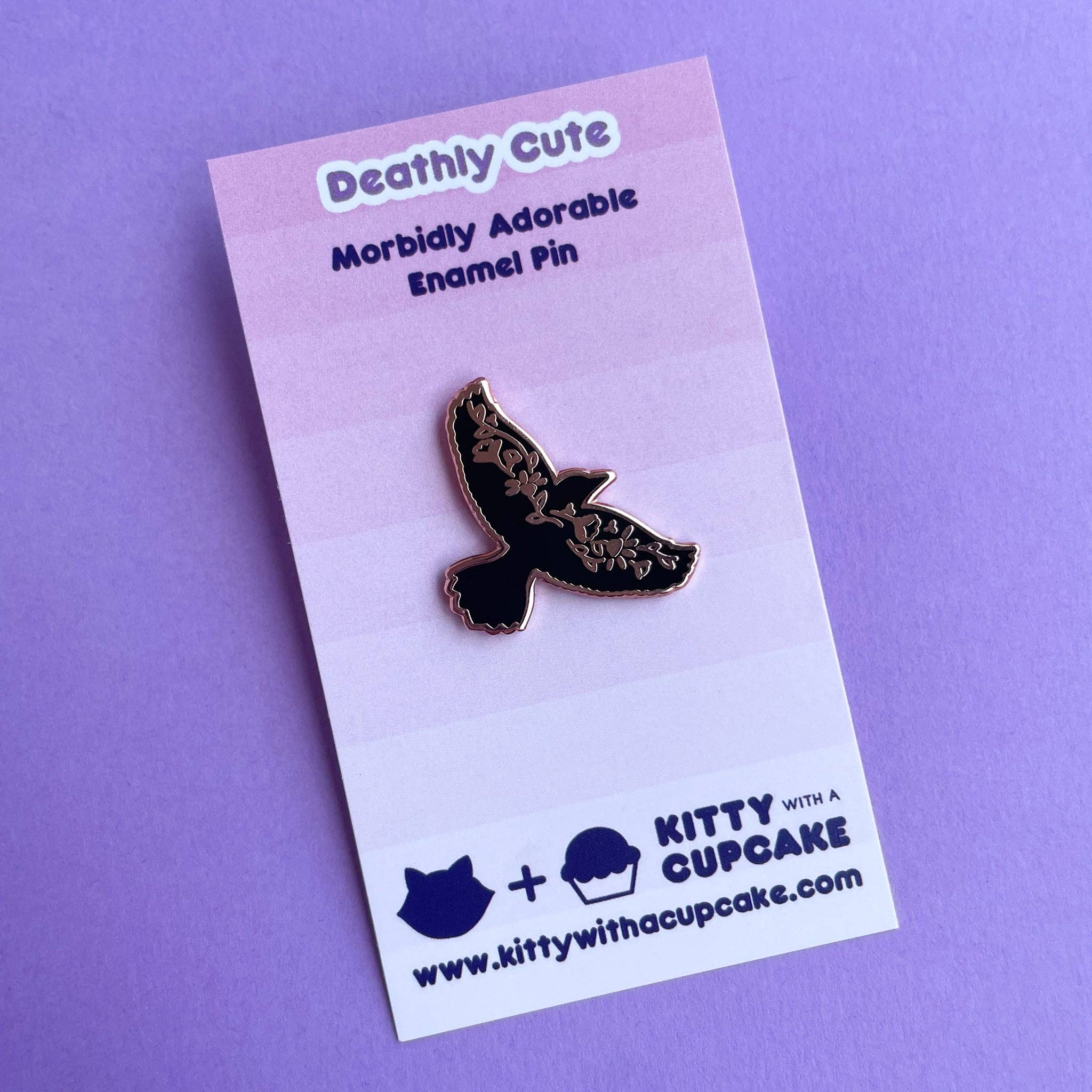 Floral Omen Enamel Pin