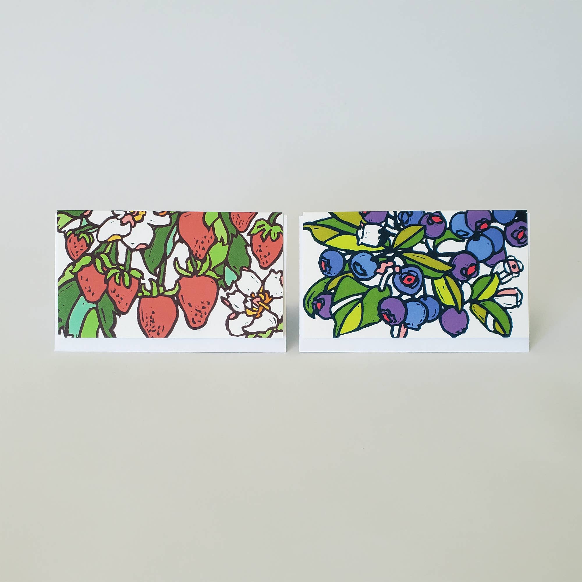 Strawberry Mini Note Card, Florist Gift Tag