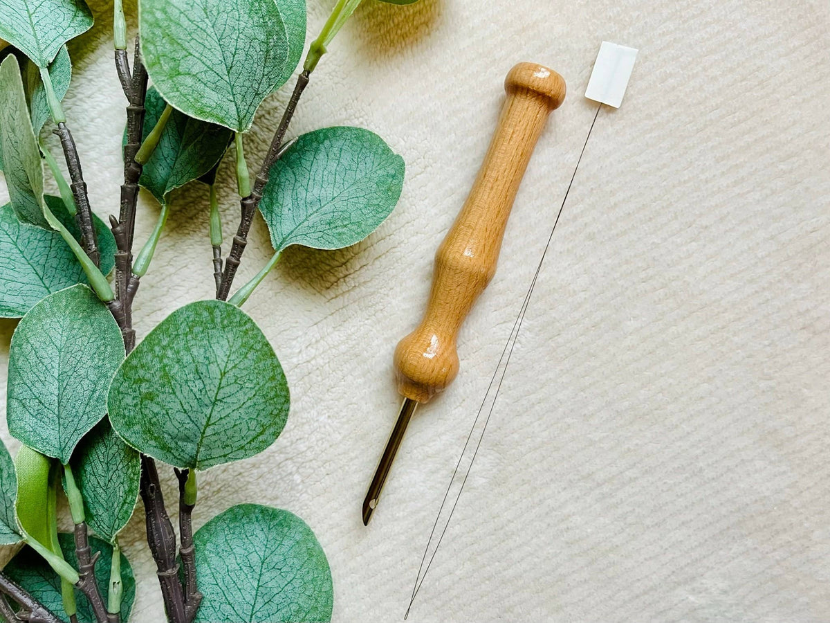 Mushroom Bouquet Punch Needle DIY Rug Hooking Kit