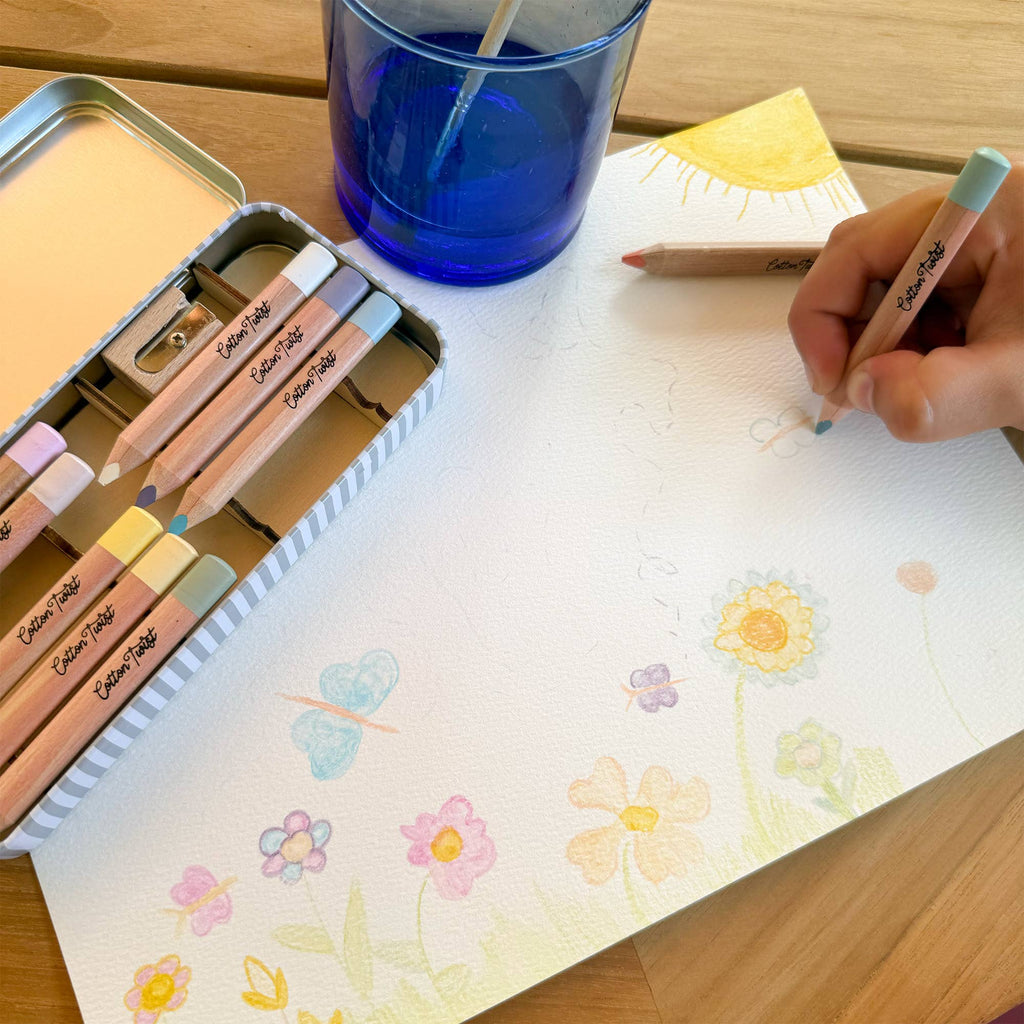 Pastel Mix Watercolor Pencils Set