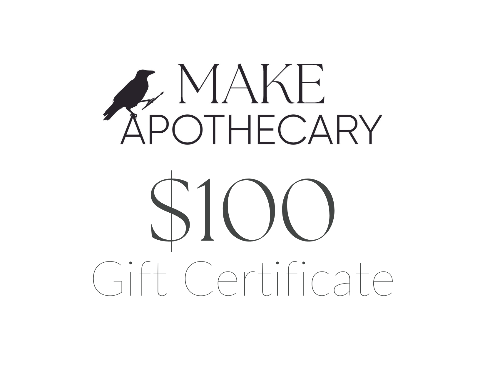 Make Apothecary Gift Cards