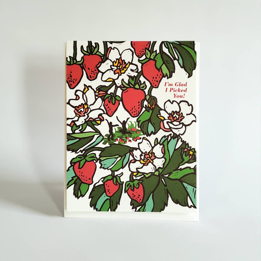 I'm Glad I Picked Valentines Love Greeting Card