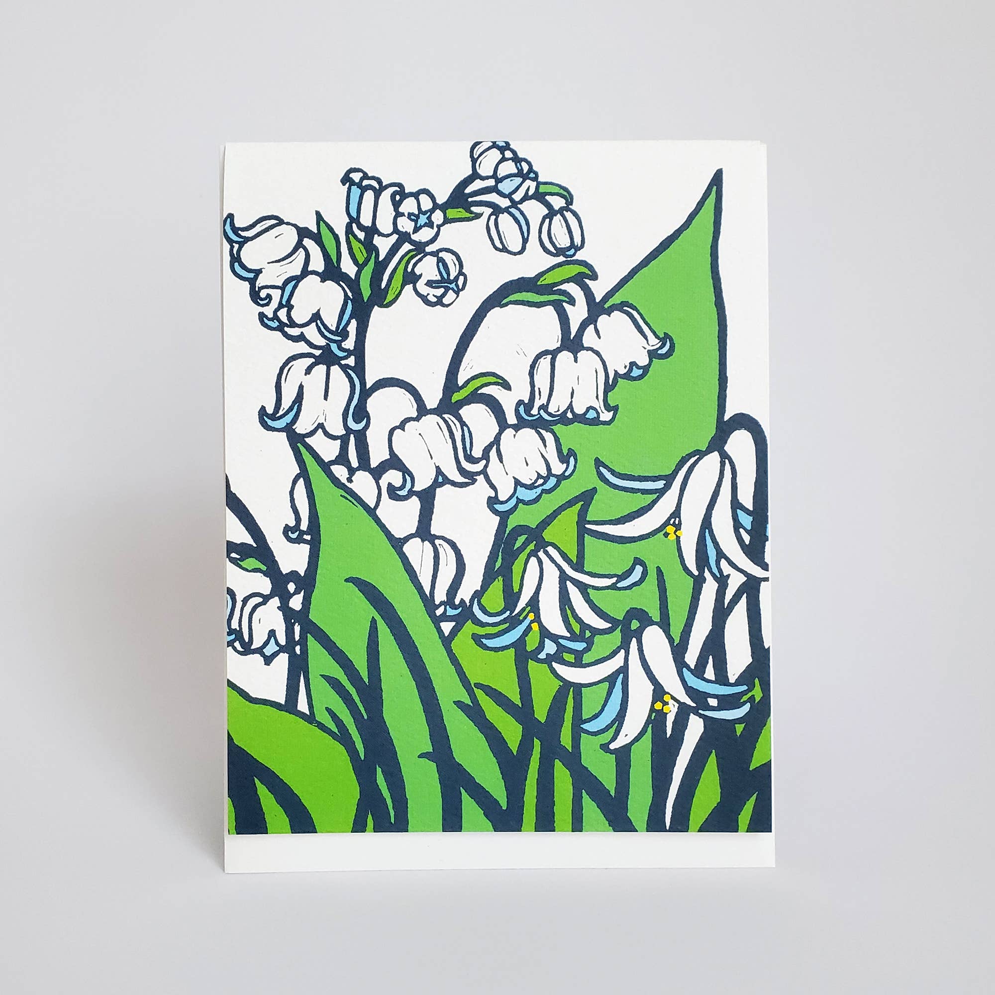 Spring Lily of the Valley Note Card / Greeting Card