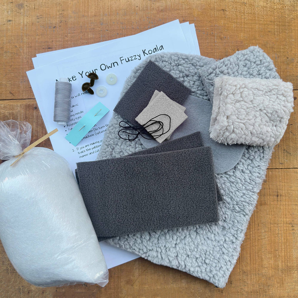 Fuzzy Koala DIY Plush Sewing Kit