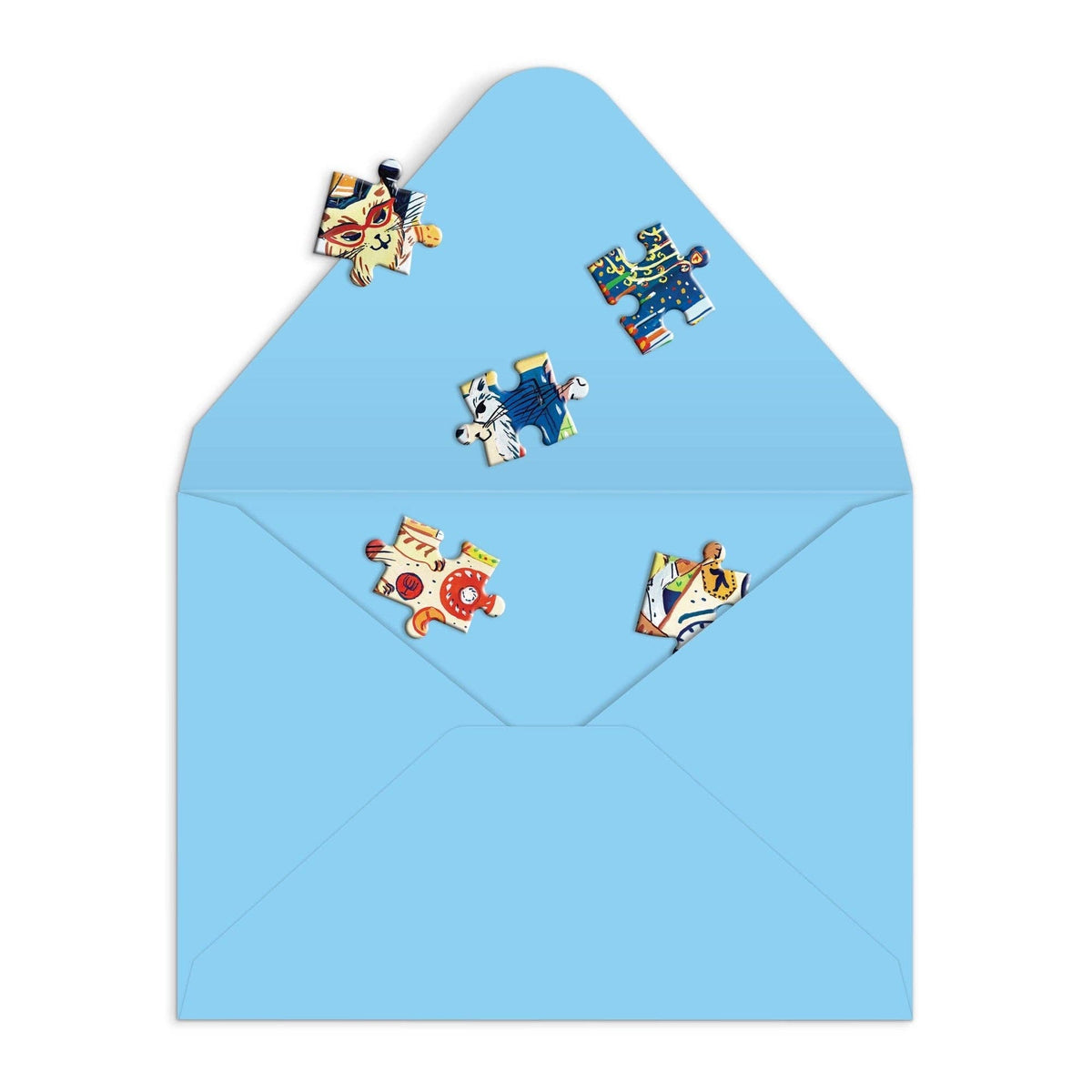 Happy Hanukcats Greeting Card Puzzle