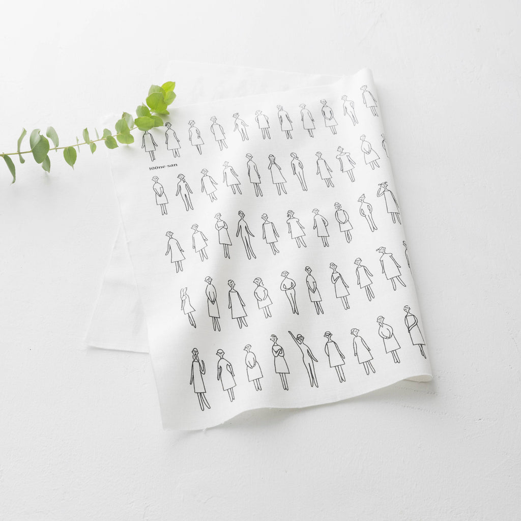 100 Ladies Pattern Embroidery Fabric