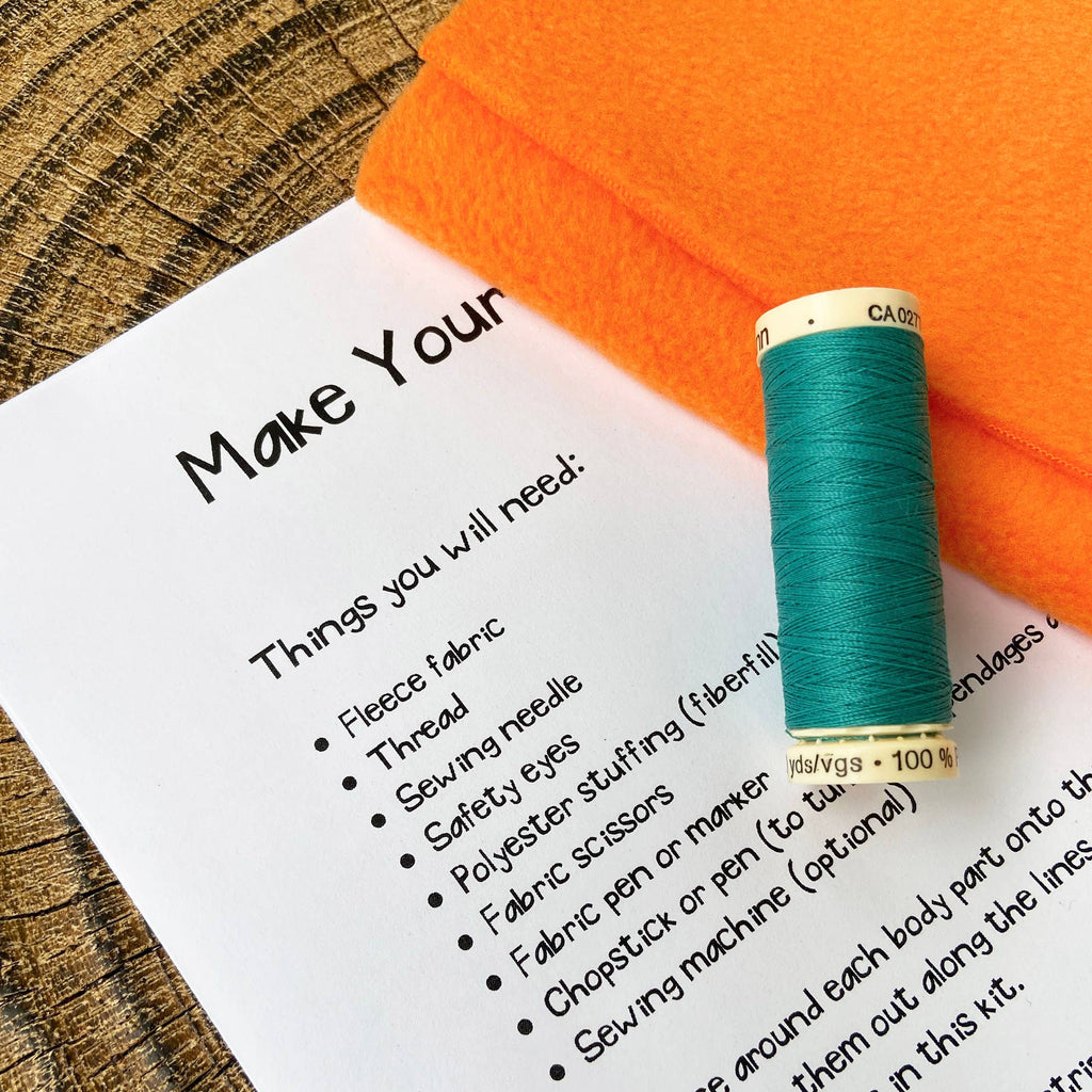 Mini Creature DIY Plush Sewing Kit - Rainbow