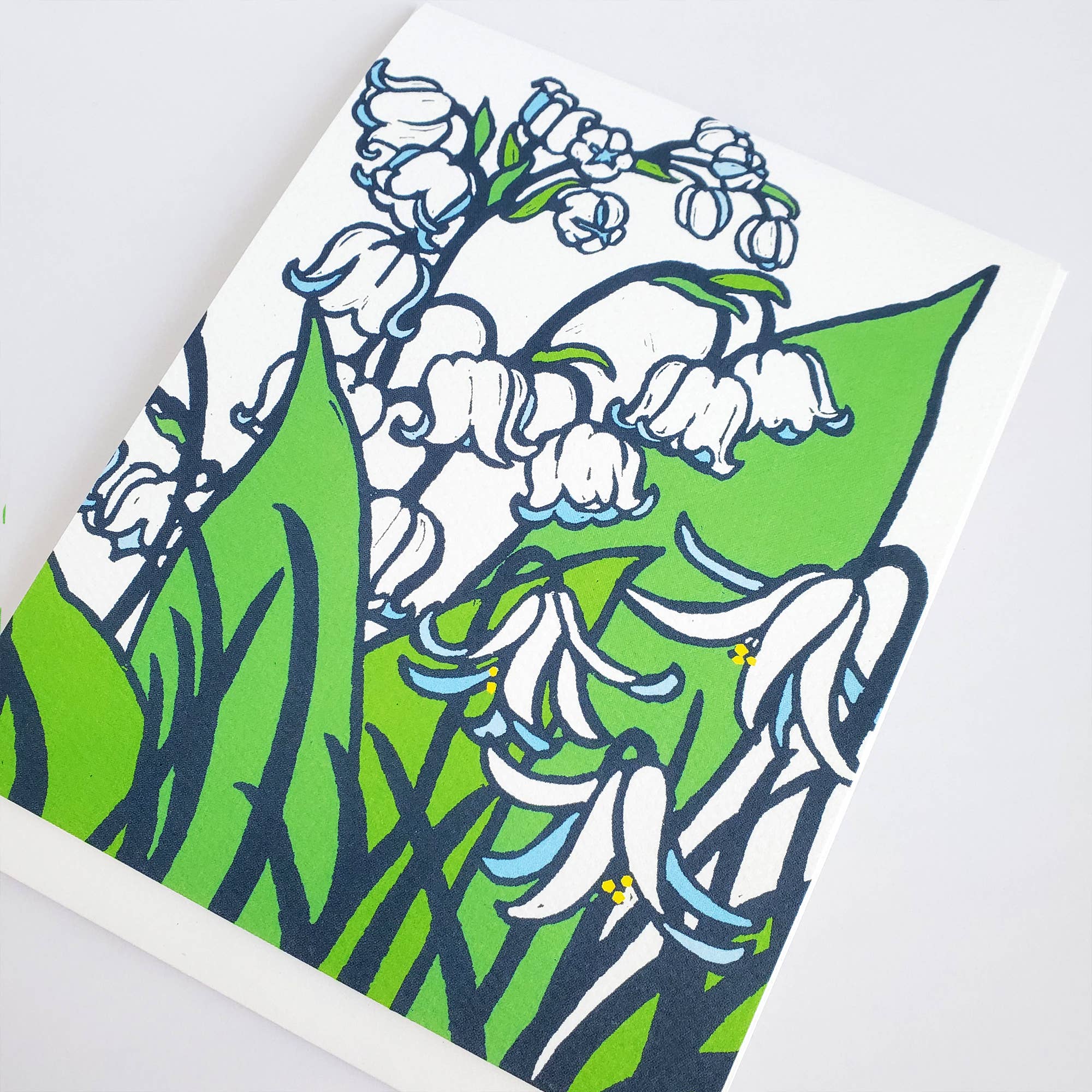 Spring Lily of the Valley Note Card / Greeting Card