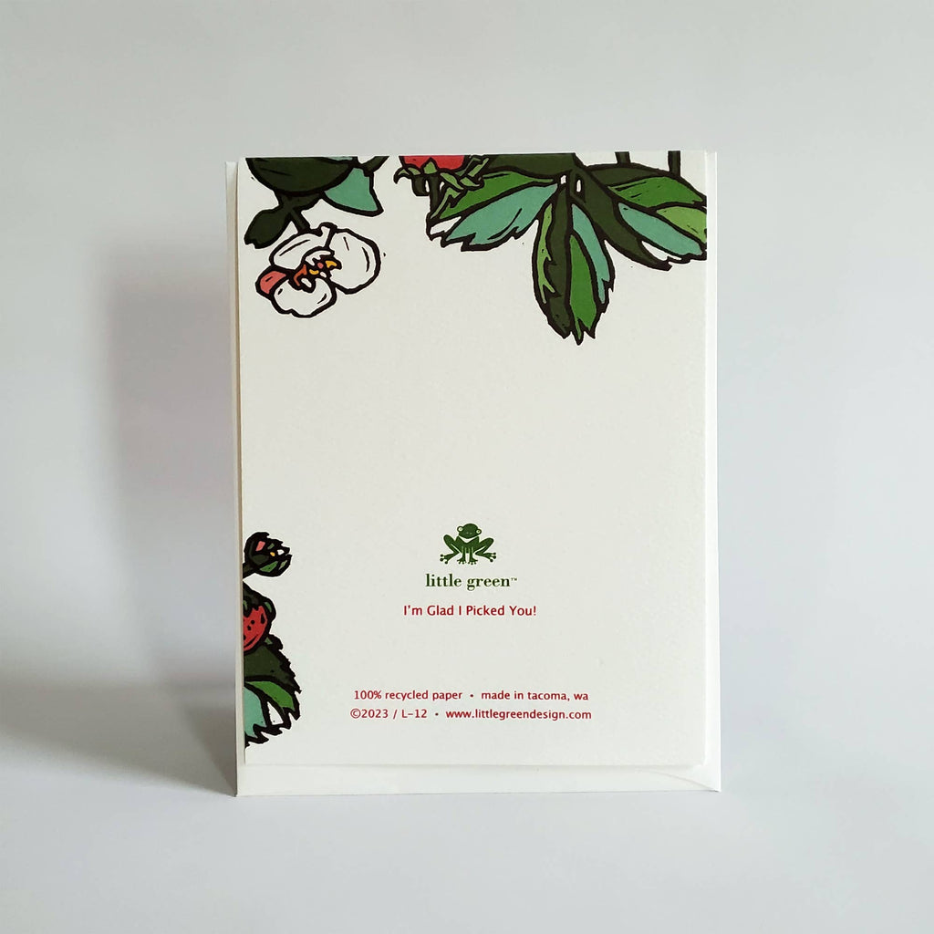 I'm Glad I Picked Valentines Love Greeting Card