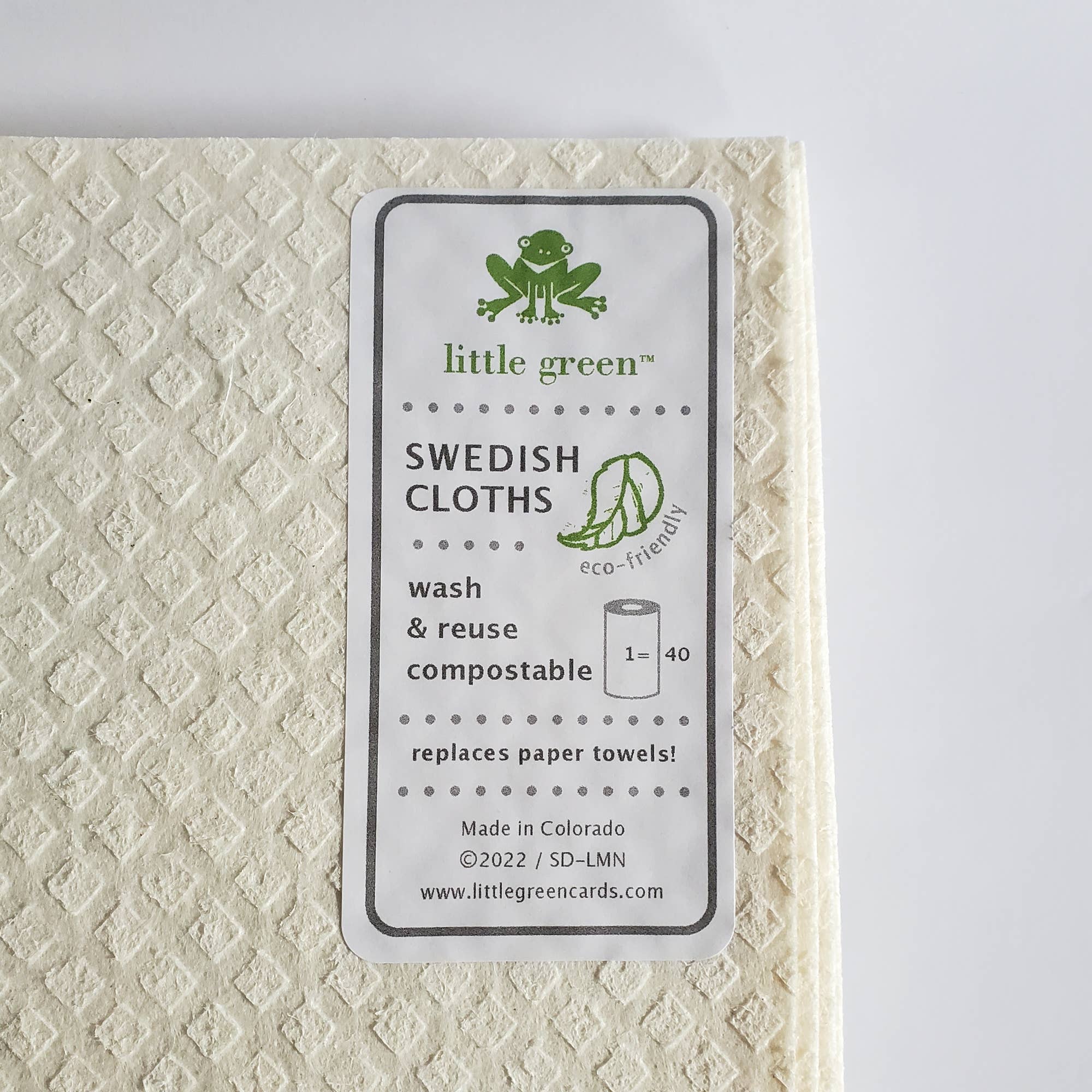 Little Green Eco-Friendly Swedish Dishcloth