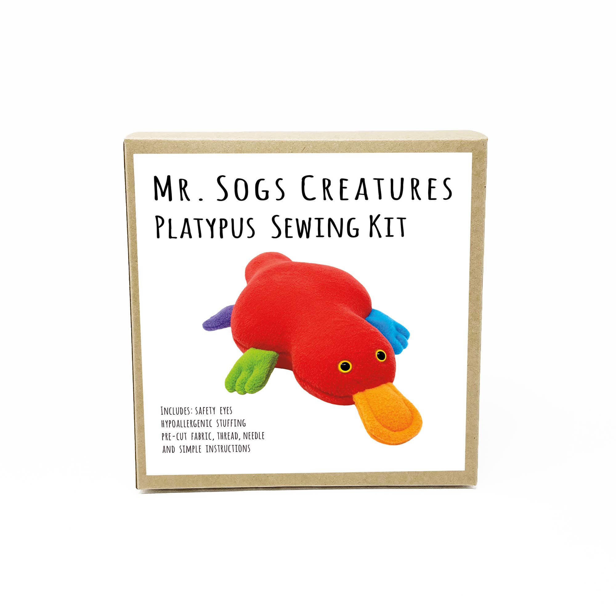 Platypus DIY Stuffed Animal Sewing Kit