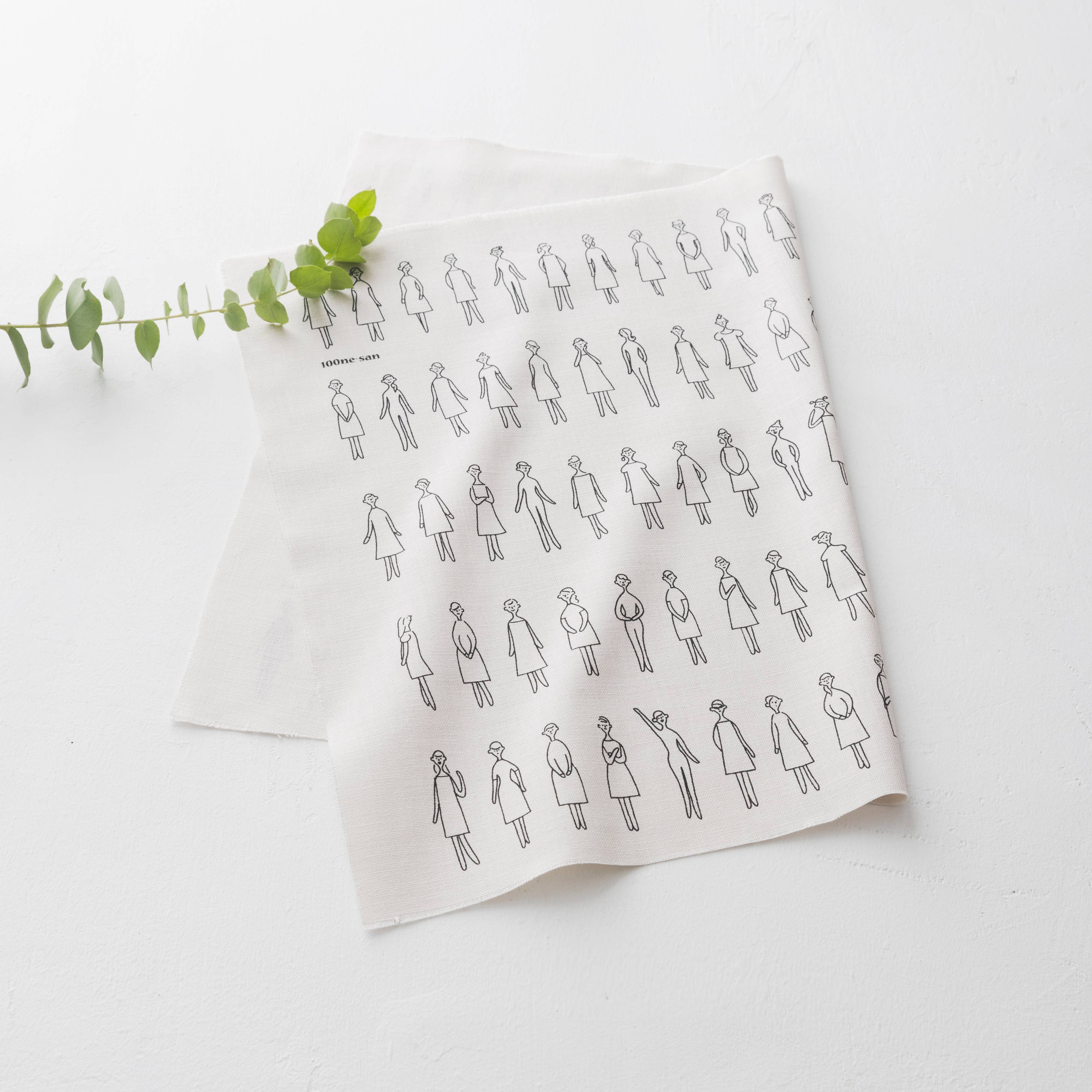 100 Ladies Pattern Embroidery Fabric