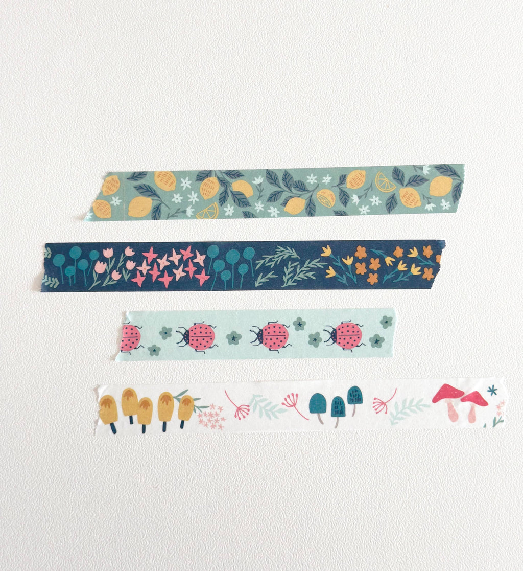 Fungi Parade Washi Tape