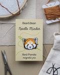 Red Panda Enamel Needle Minder