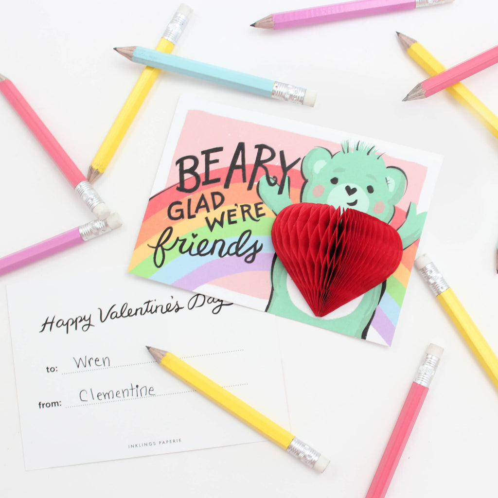 Pop-up Valentine Cards - Bear