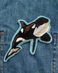 Orca Embroidered Patch Kit