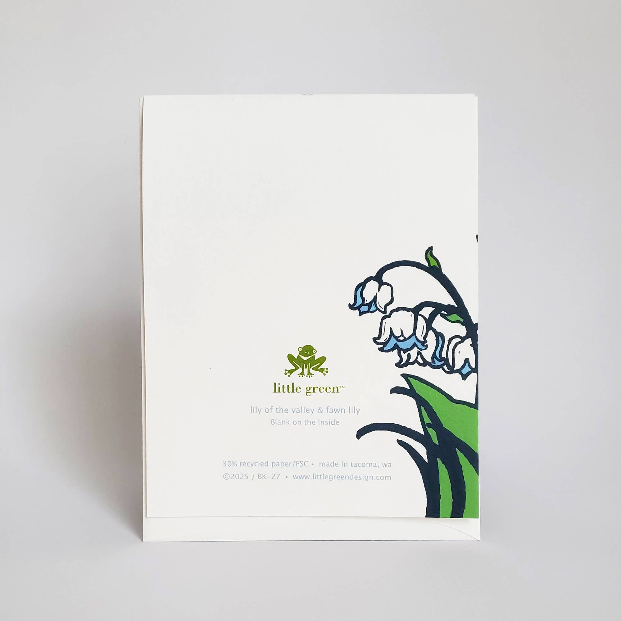 Spring Lily of the Valley Note Card / Greeting Card
