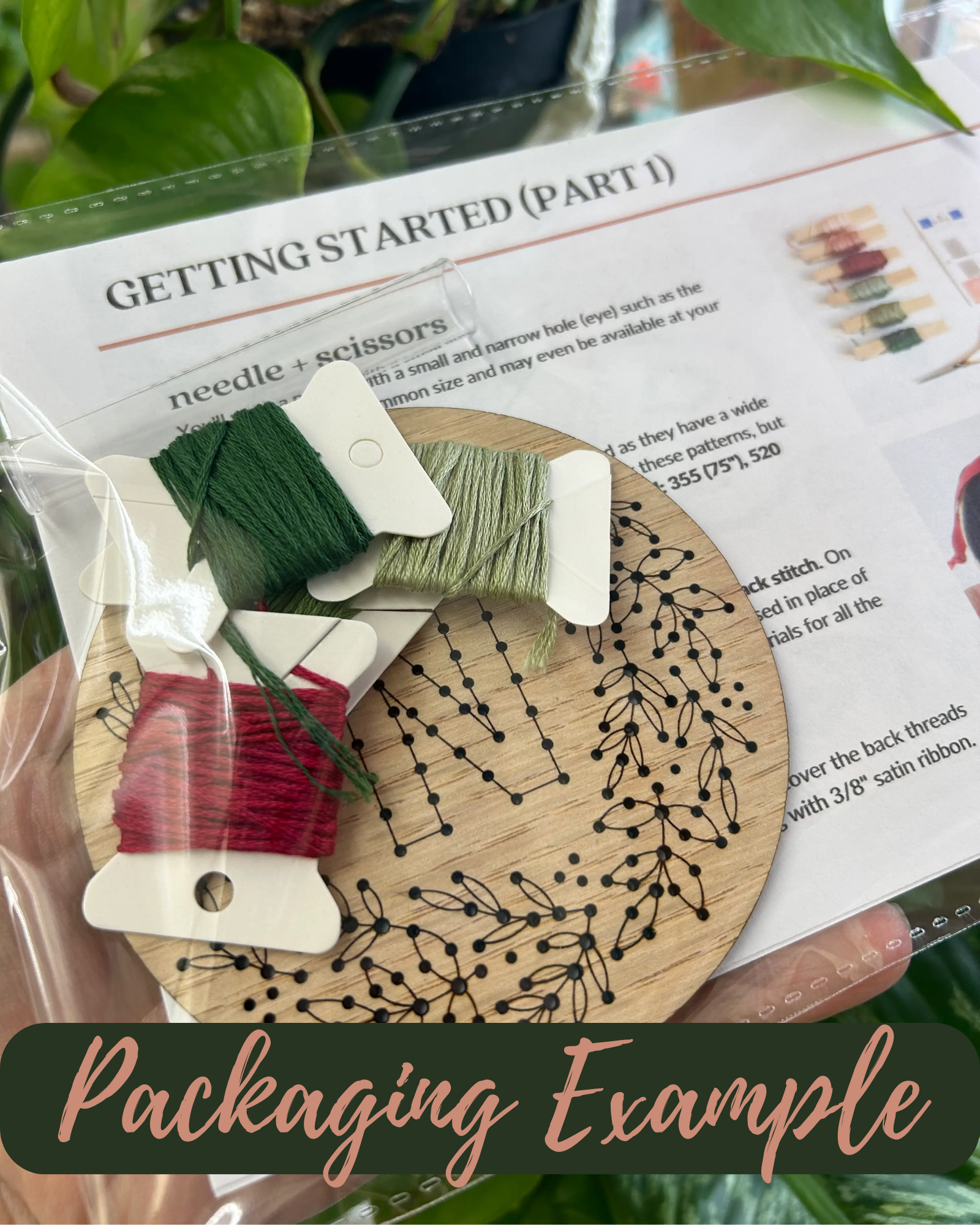 Vintage Snowflake Ornament Embroidery Kit – Christmas Craft