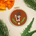 Mushroom Trio - Intermediate Embroidery Kit