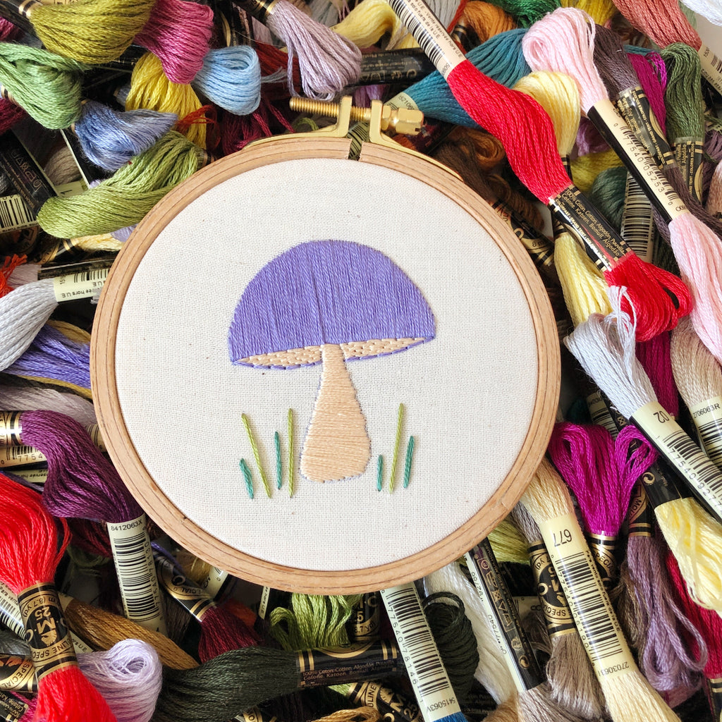 Kid's Mushroom Embroidery April 24th 3-4:30pm