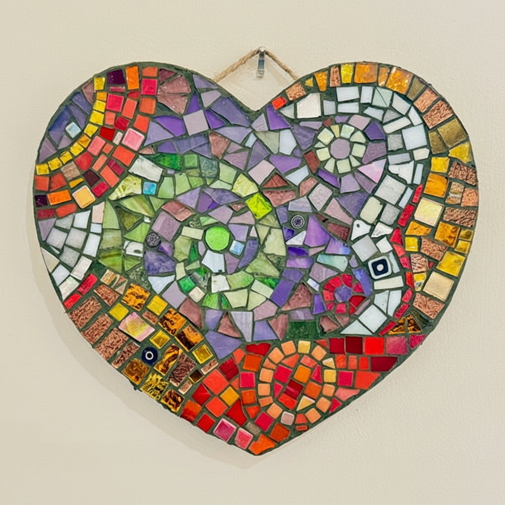 Mosaic Heart Wall Hangings Feb 7th 1-5pm