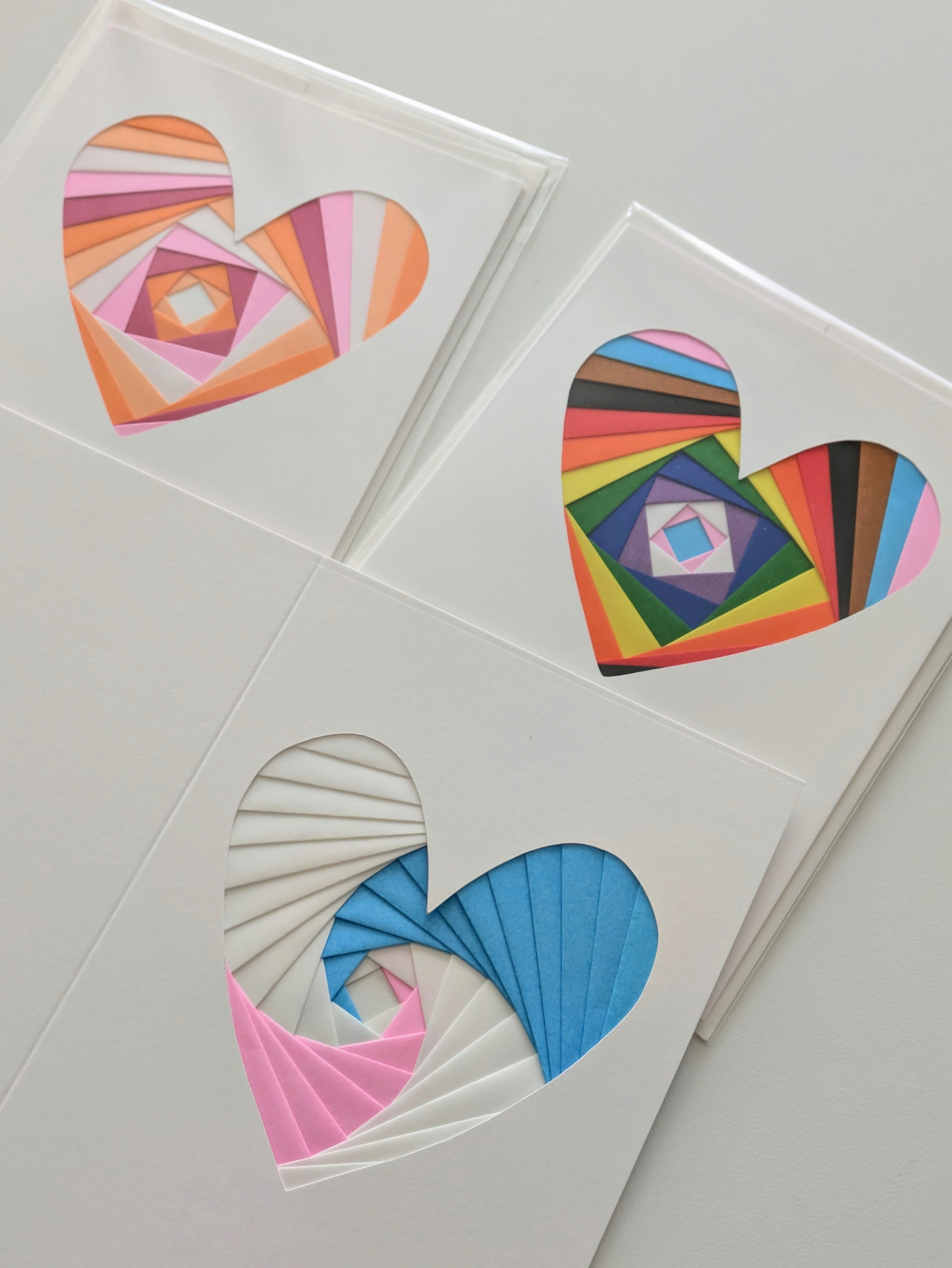Iris Folded Pride Heart Cards May 31st 2-3:30pm