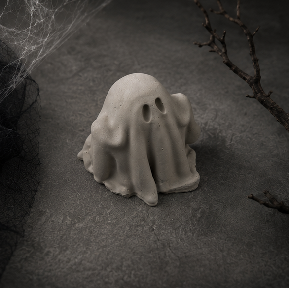 Concrete Ghost & Halloween Tray Workshop - Pour & Paint Oct 10th 6:30-8:30pm