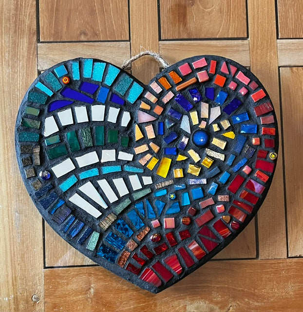 Mosaic Heart Wall Hangings Feb 7th 1-5pm