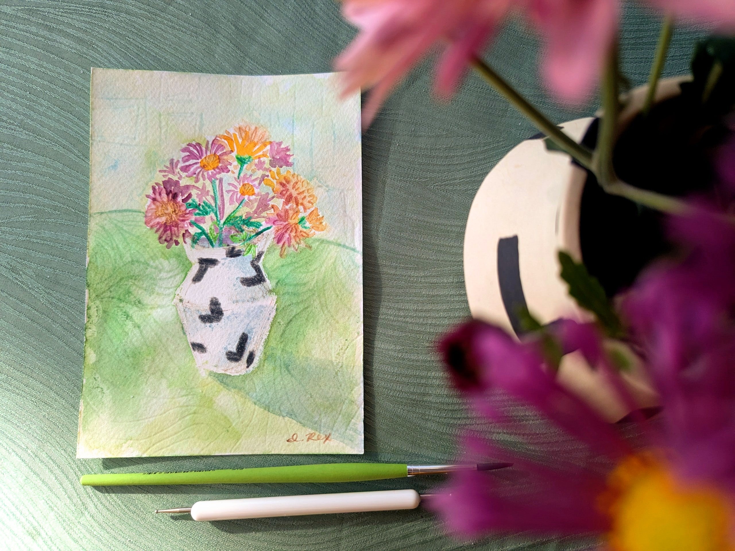 Watercolor Bouquets Sept 18th 6:30-8pm