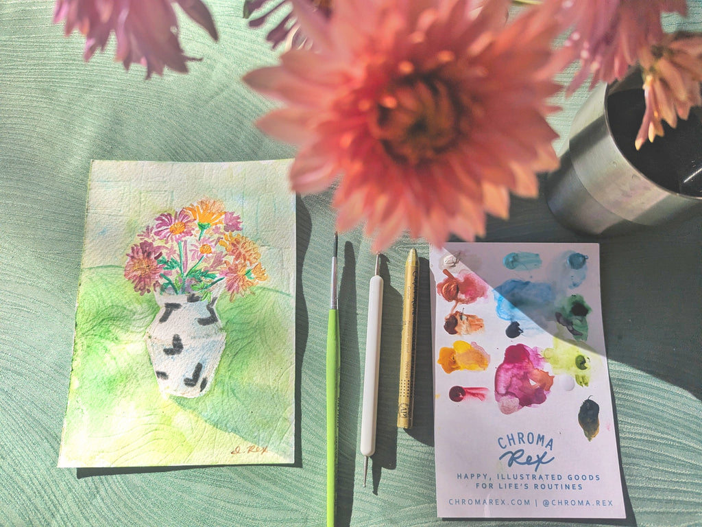Watercolor Bouquets Sept 18th 6:30-8pm
