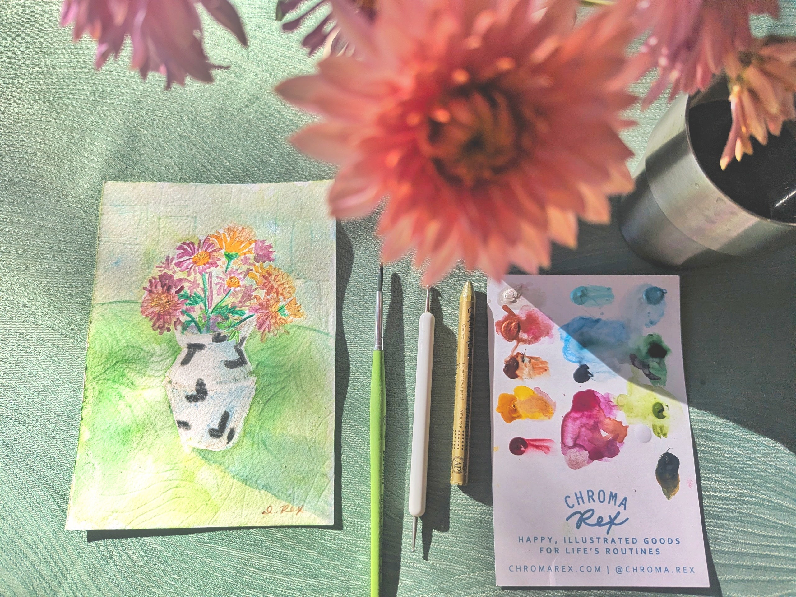 Watercolor Bouquets Sept 18th 6:30-8pm