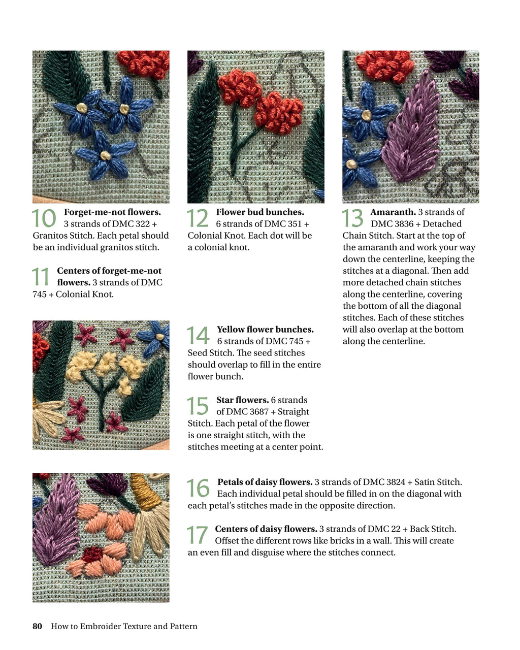How to Embroider Texture and Pattern by Melissa Galbraith - Hand Embroidery DIY Book