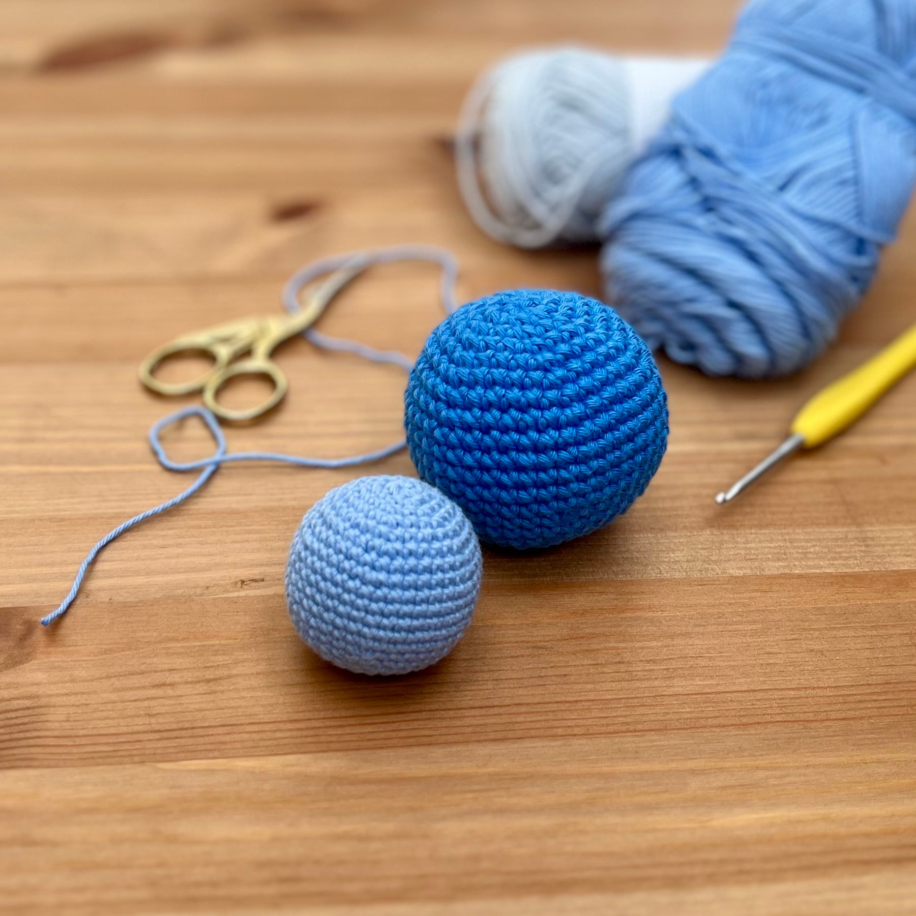 Intro to Amigurumi Spheres, July 25th 3-5pm