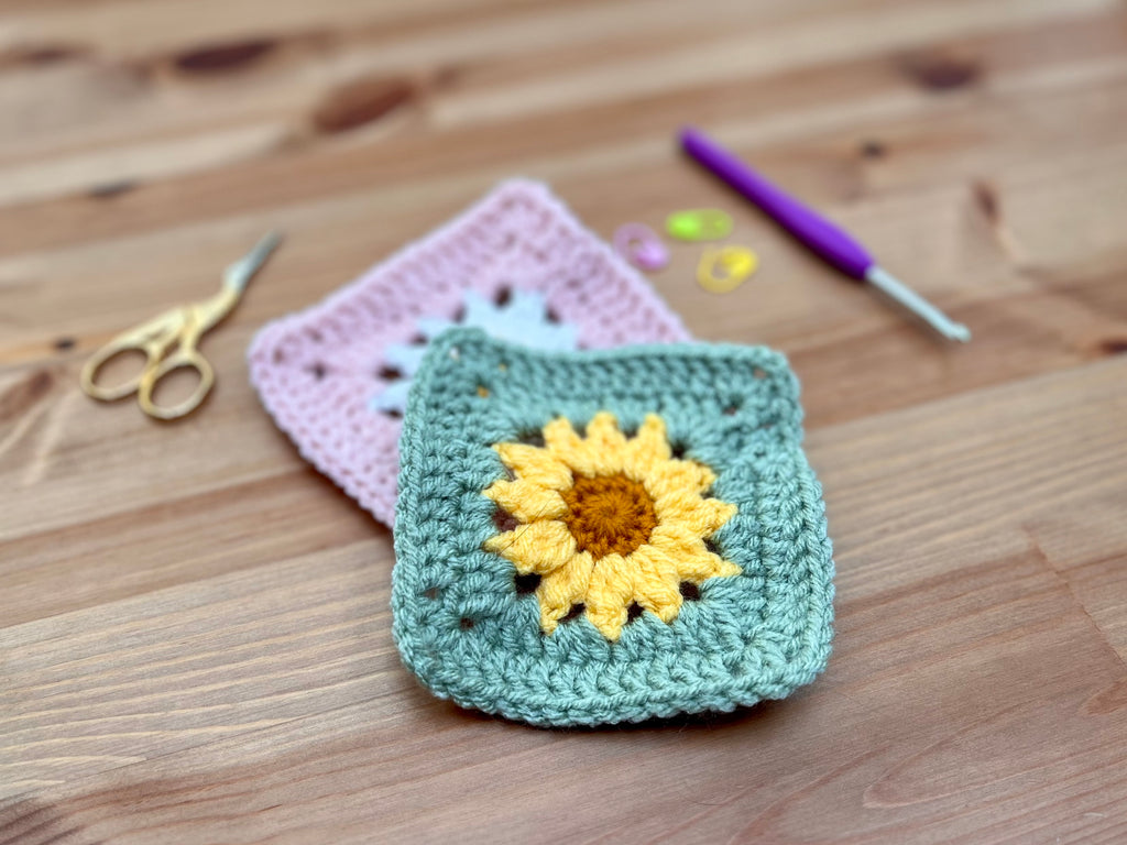 Sunflower Granny Squares August 7th 6-8pm