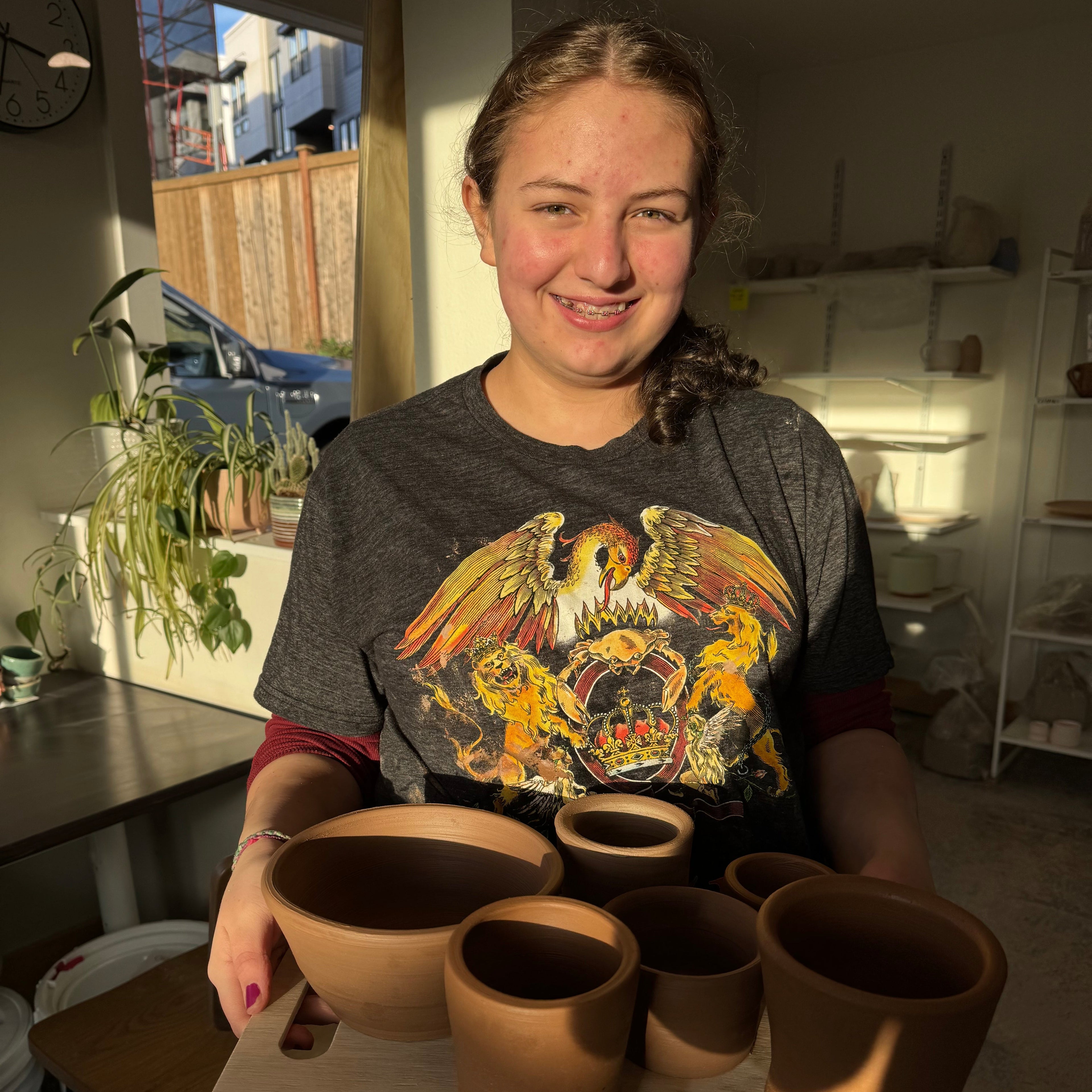 8 Week TEEN Intro to Wheel Throwing Jan 9th - Feb 27th