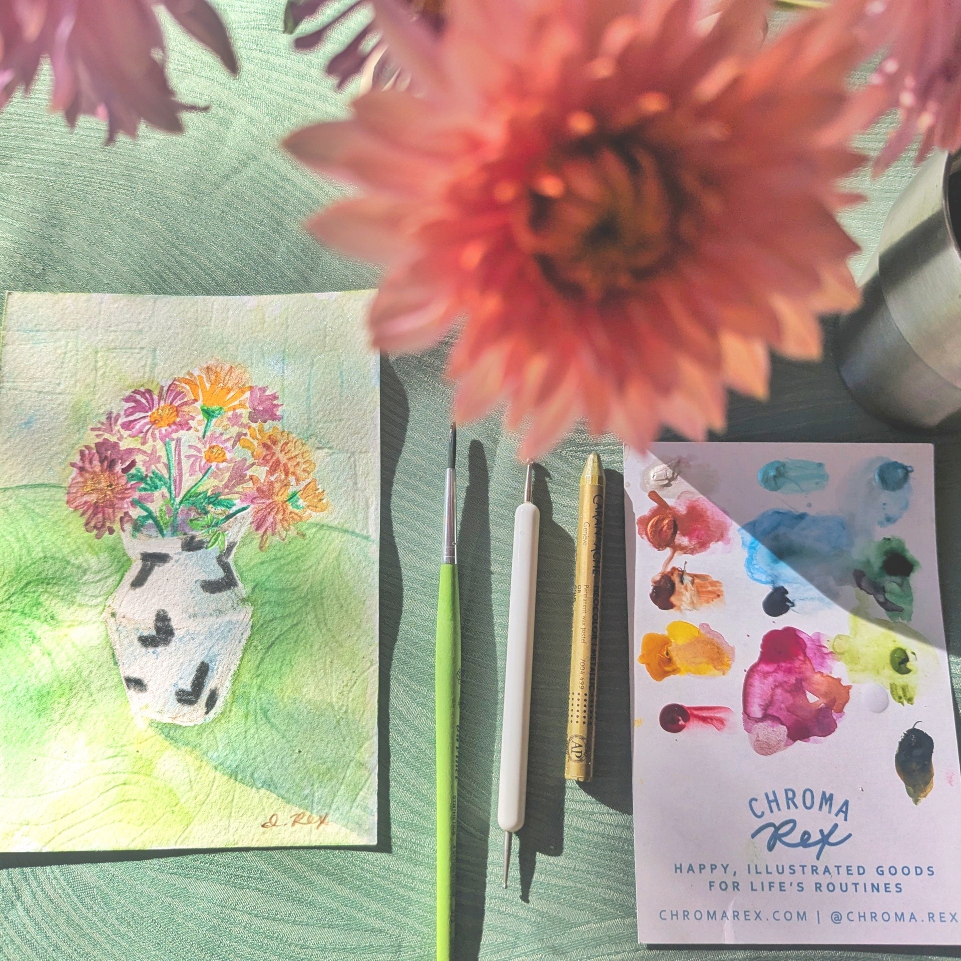 Watercolor Bouquets Jan 17th 3:30-5pm