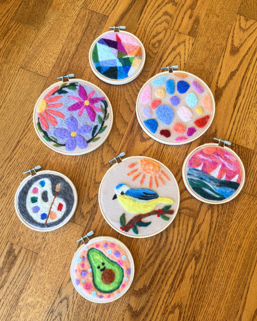 Paint with Wool - Needle Felting Basics Oct 10th (3-5:30pm)