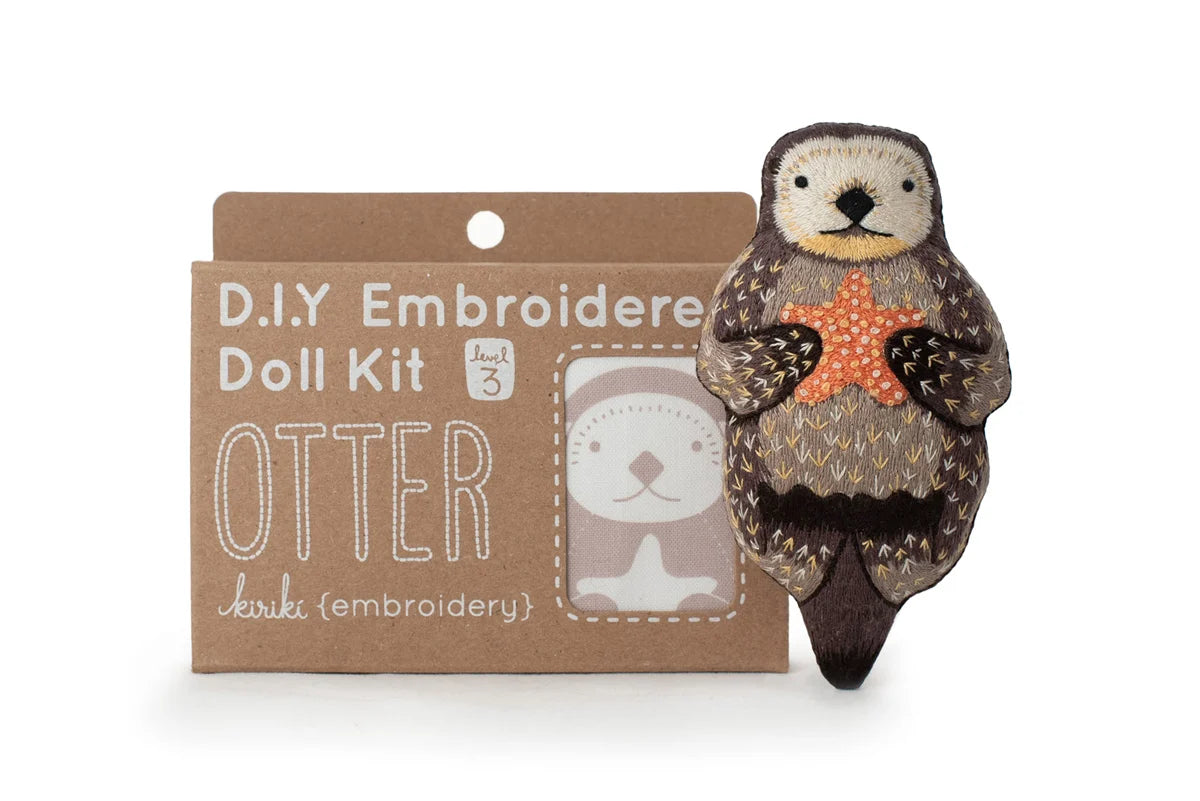 DIY Embroidery Doll Kits by kiriki press